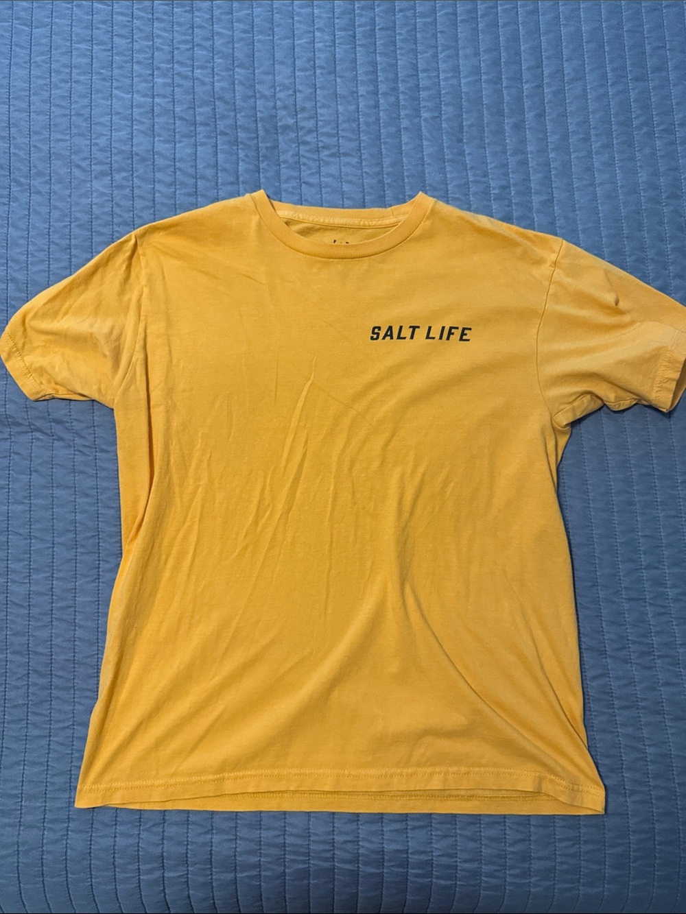 Salt Life Yellow Short Sleeve Logo T-Shirt